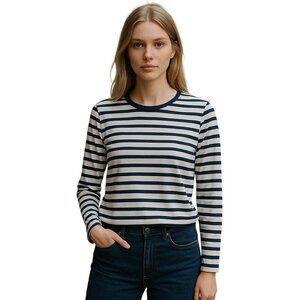 Madewell LADIES LONG SLEEVE STRIPED TEE- M